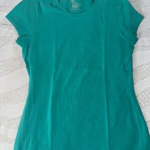 GAP Green Fitted Short Sleeve Tee